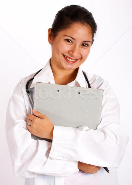 Confident Lady Doctor With Patient Stock photo © stuartmiles