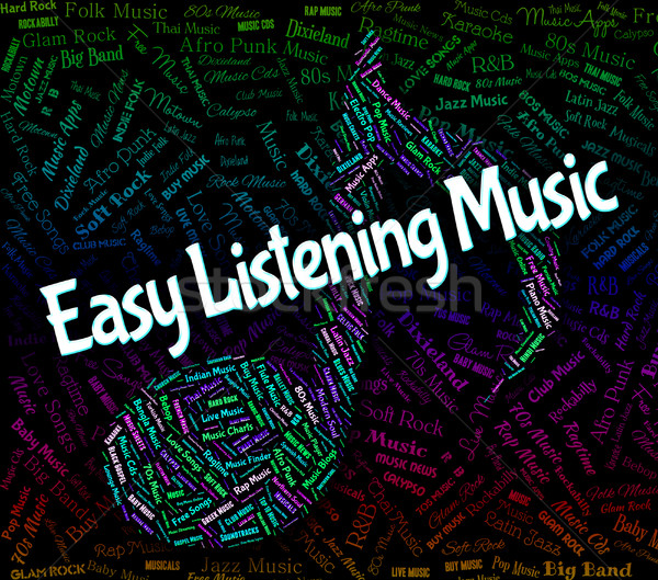 Easy Listening Music Shows Big Band And Audio Stock photo © stuartmiles