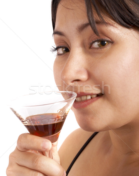 Drinking A Glass Of Wine In A Club Stock photo © stuartmiles
