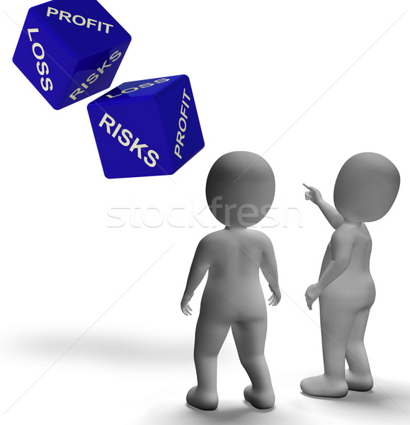 Profit Loss Dice Shows Returns For Business Stock photo © stuartmiles