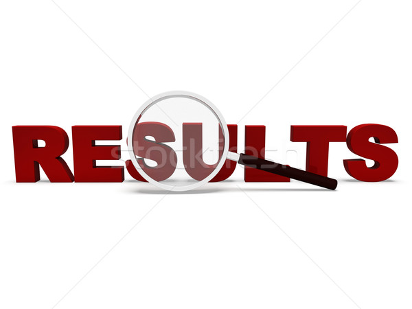 Results Word Shows Scores Result Or Achievements Stock photo © stuartmiles