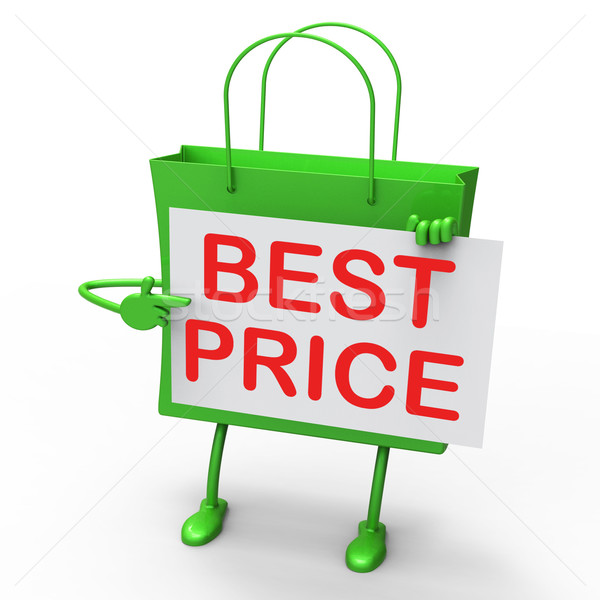 Best Price Bag Represents Bargains and Discounts Stock photo © stuartmiles