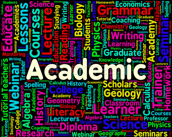 Academic Word Represents Military Academy And Institutes Stock photo © stuartmiles