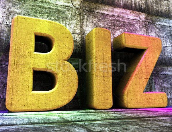 Stock photo: Business Word Shows Importing E-Commerce And Sell