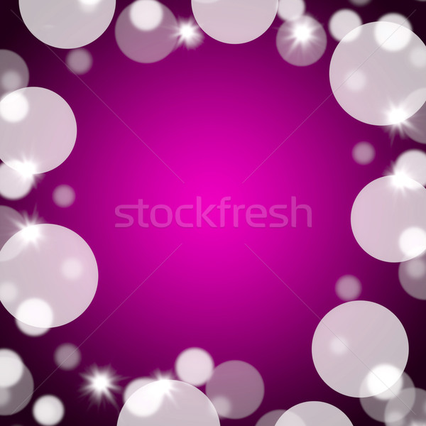 Mauve Bokeh Background With Blank Copy Space And Full Border Stock photo © stuartmiles