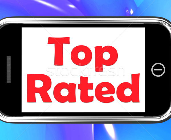 Top Rated On Phone Shows Best Ranked Special Product Stock photo © stuartmiles