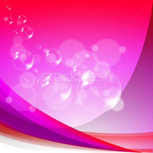 Bubbles Background Means Soapy Sparkles And Joyfulness Stock photo © stuartmiles