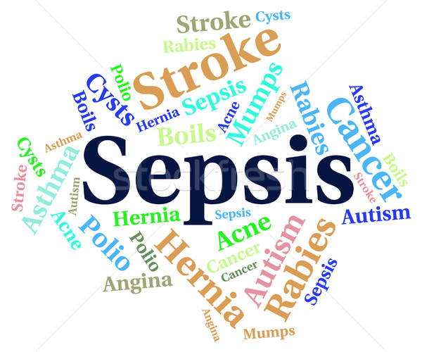 Słowo całość ciało szoku choroba Zdjęcia stock © stuartmiles