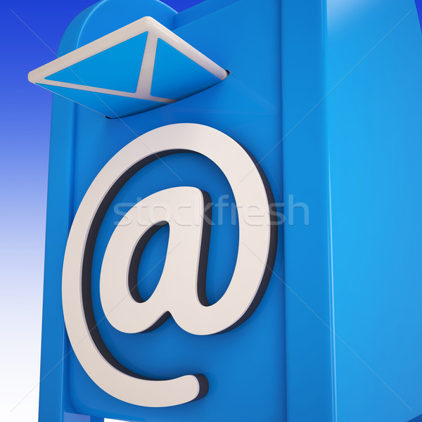 Email On Email box Showing Delivered Mails Stock photo © stuartmiles
