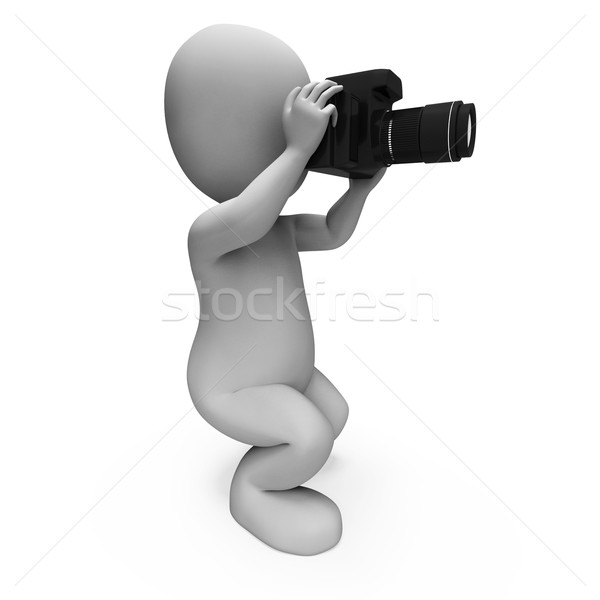 Photos Character Shows Digital Dslr And Photography Stock photo © stuartmiles