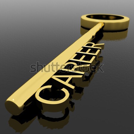 Key With Success Text As Symbol Of Winning And Victory Stock photo © stuartmiles
