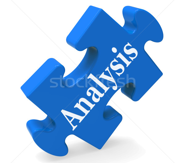 Analysis Shows Examining Data Detection Stock photo © stuartmiles