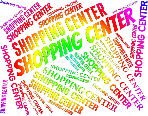 Shopping centro retail vendite commerce Foto d'archivio © stuartmiles