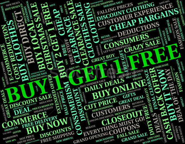 Buy One Represents Closeout Discount And Save Stock photo © stuartmiles