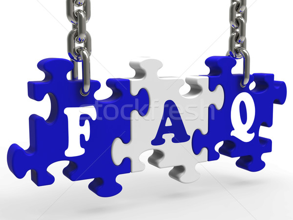 Faq souvent questions informations réponses [[stock_photo]] © stuartmiles