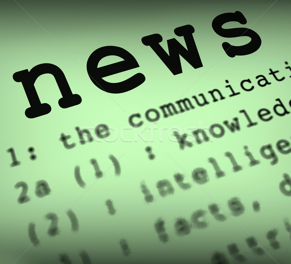 ストックフォト: ニュース · 定義 · ニュース速報 · ジャーナリズム