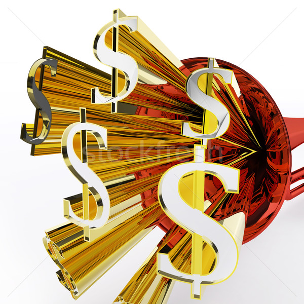 Dollar Zeichen Geld Reichtum Bank Stock foto © stuartmiles