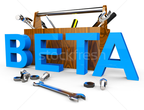 Beta Software Means Test Freeware And Develop Stock photo © stuartmiles