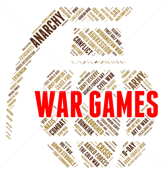 War Games Shows Entertainment Playing And Bloodshed Stock photo © stuartmiles