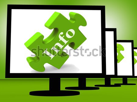 Screen empleo trabajador Trabajo Foto stock © stuartmiles