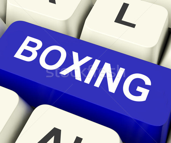 Boxing Key Show Fighting Or Punching Stock photo © stuartmiles