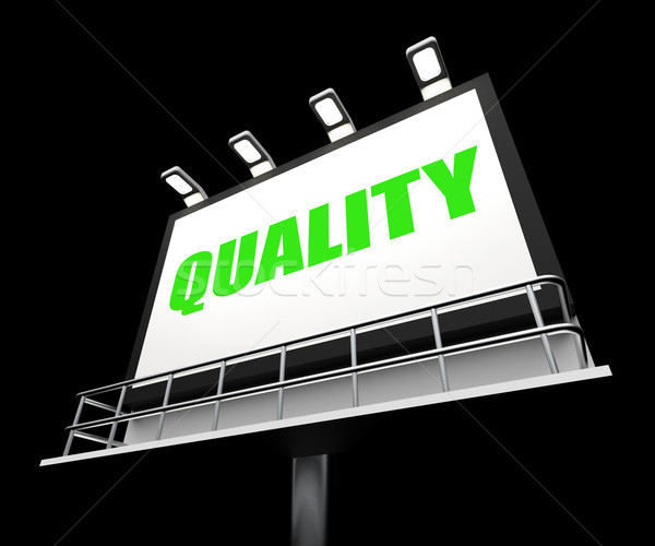 Quality Sign Shows Condition Aspect or Certified Perfect Stock photo © stuartmiles