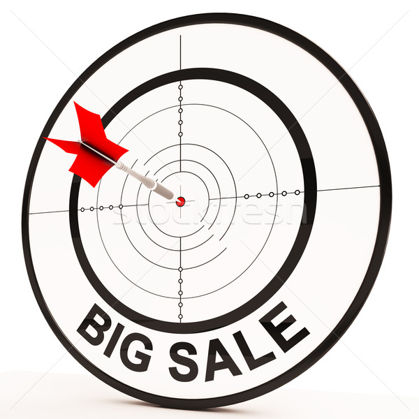 Big Sale Shows Promotions Discounts And Reductions Stock photo © stuartmiles