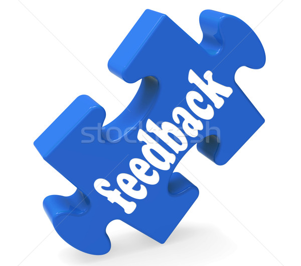 Feedback opinión comentario significado reflexión Foto stock © stuartmiles