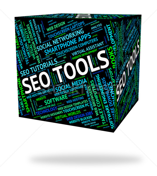 Seo Tools Represents Internet Gadget And Machine Stock photo © stuartmiles