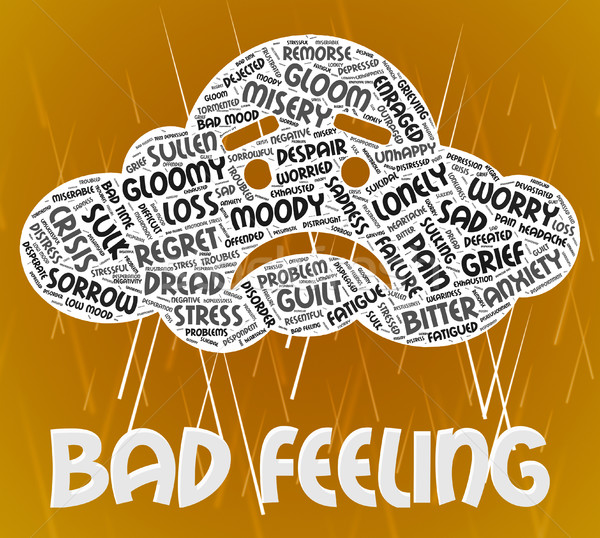 Bad Feeling Indicates Ill Will And Animosity Stock photo © stuartmiles