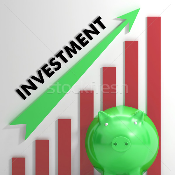 Raising Investment Chart Shows Progression Stock photo © stuartmiles