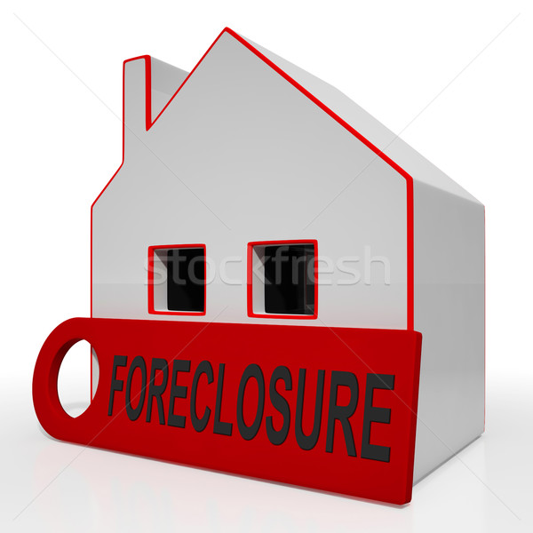 Foreclosure House Shows Repayments Stopped And Repossession By L Stock photo © stuartmiles