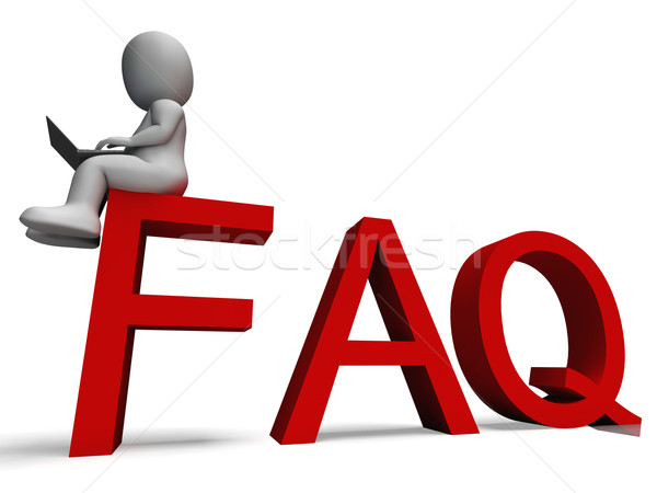 Faq Shows Frequently Asked Questions Stock photo © stuartmiles