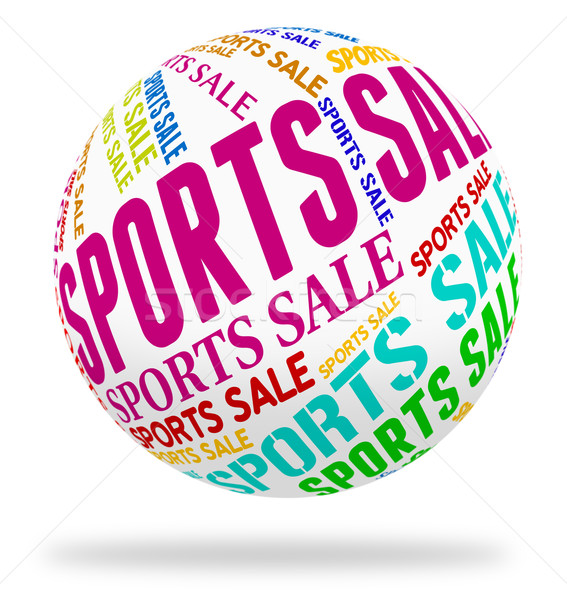 Sports Sale Indicates Physical Recreation And Bargain Stock photo © stuartmiles