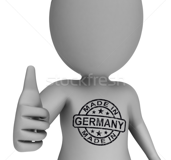 Allemagne tampon homme produits [[stock_photo]] © stuartmiles