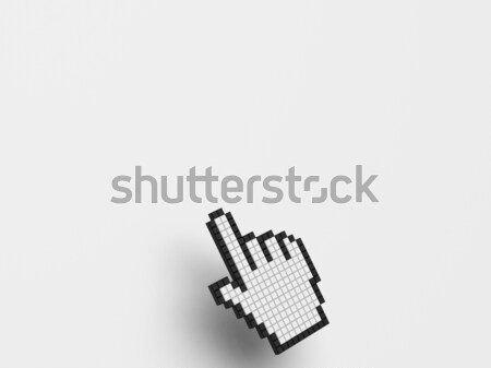 Cursor mano blanco espacio de la copia sitio web Foto stock © stuartmiles