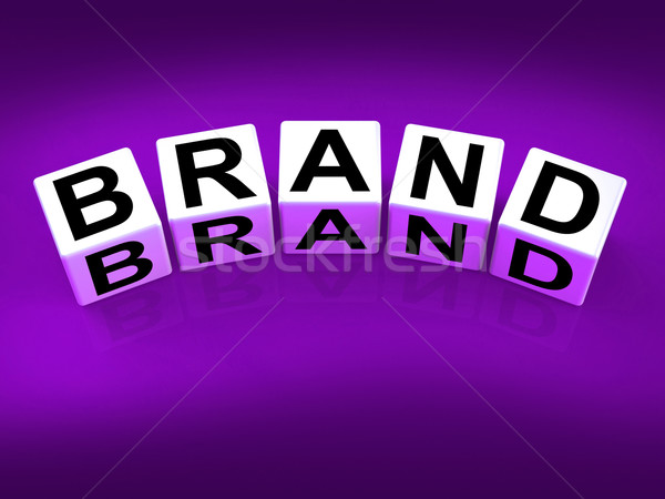 Brand Blocks Refer to Labels Trademarks and Brands Stock photo © stuartmiles