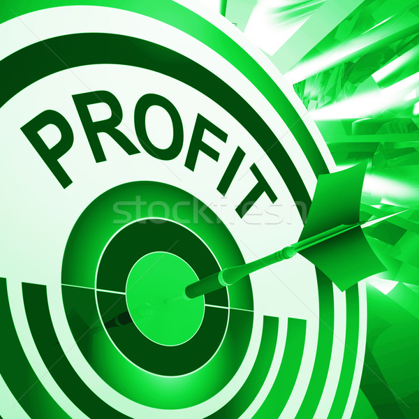 Profitto mercato commercio significato investimento guadagni Foto d'archivio © stuartmiles