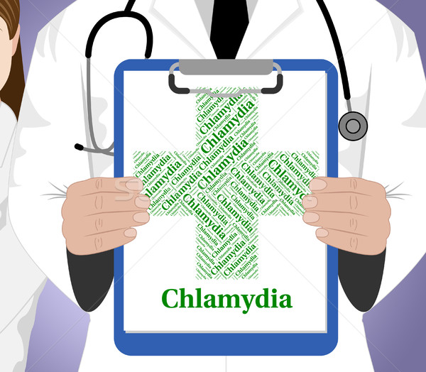 Chlamydia Word Indicates Sexually Transmitted Disease And Vd Stock photo © stuartmiles