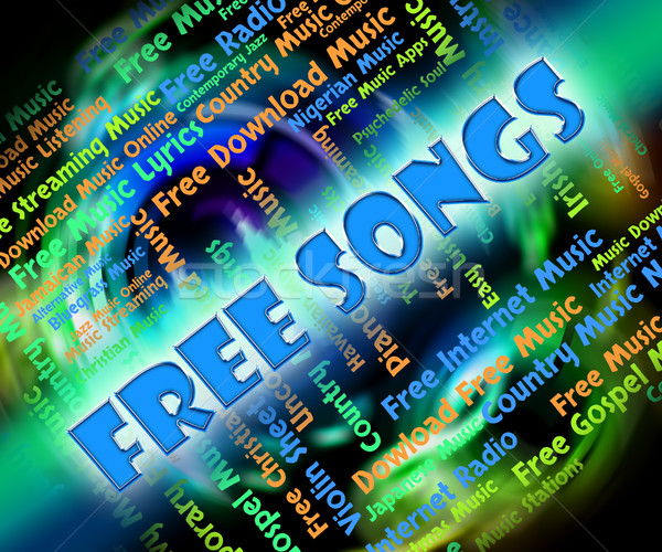 Free Songs Means For Nothing And Freebie Stock photo © stuartmiles