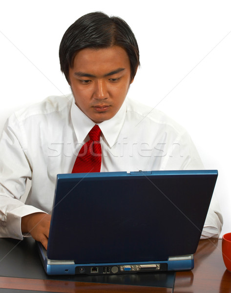 Office Worker Using A Computer Stock photo © stuartmiles