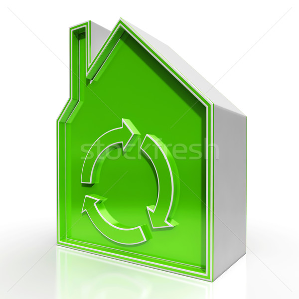 Eco casă ecologic acasă constructii Imagine de stoc © stuartmiles