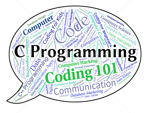 C Programming Indicates Software Design And Application Stock photo © stuartmiles