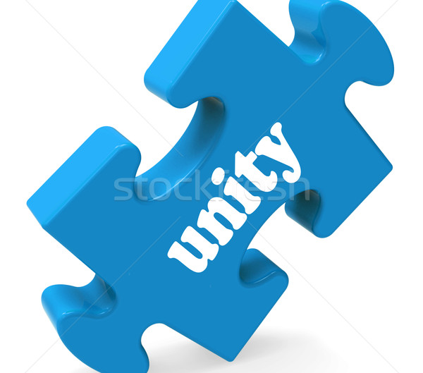 Unity Shows Partner Team Teamwork Or Collaboration Stock photo © stuartmiles