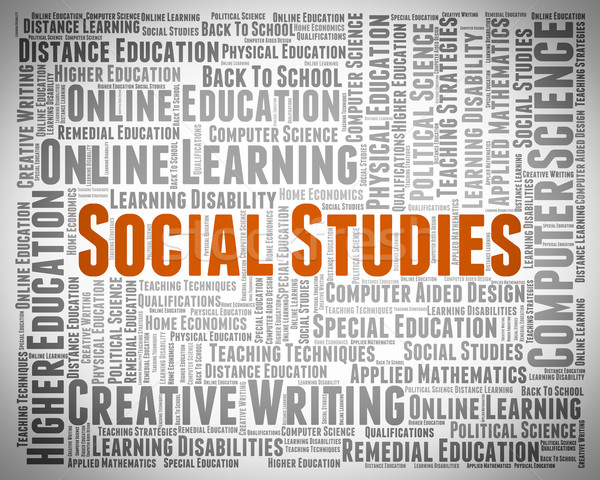 Social Studies Shows Learned Education And Educating Stock photo © stuartmiles