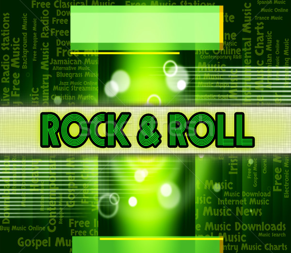 Rock rotolare suono audio brano Foto d'archivio © stuartmiles