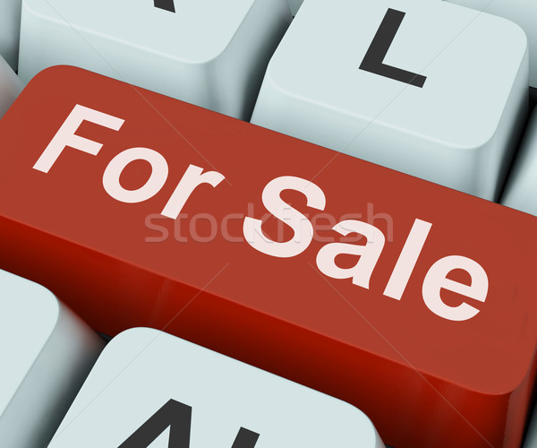 For Sale Key Means Available To Buy Or On Offer Stock photo © stuartmiles