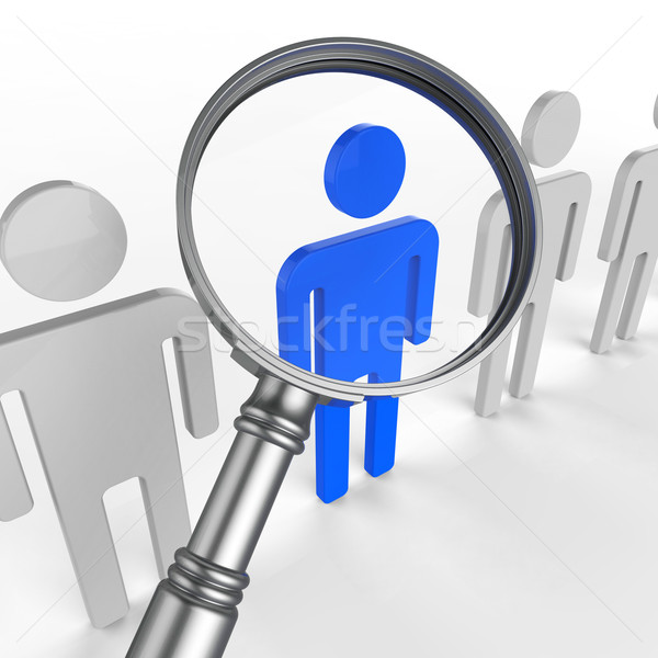 Finding Staff Represents Strong Point And Brilliance Stock photo © stuartmiles