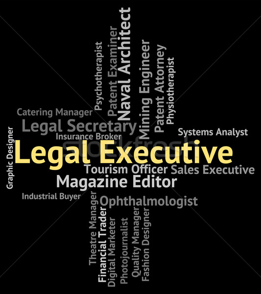 Legal Executive Represents Queen's Counsel And Advocate Stock photo © stuartmiles