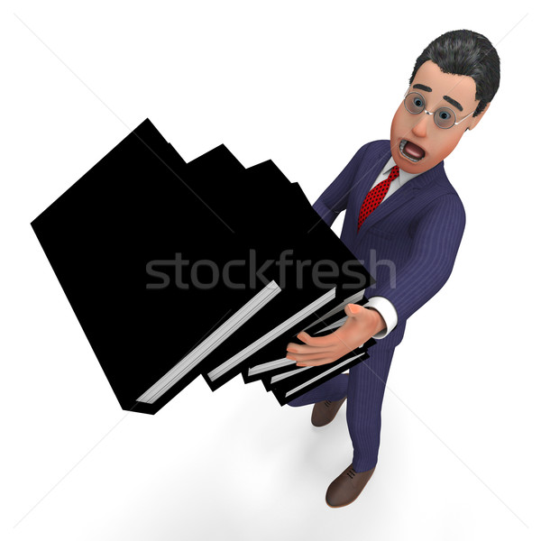 Information Overload Means Business Man And Administration Stock photo © stuartmiles